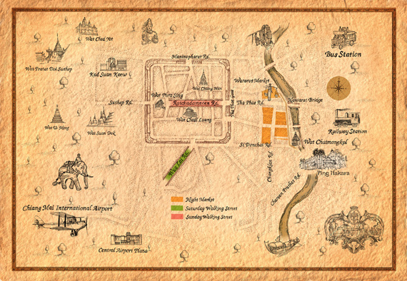 Ping Nakara Map